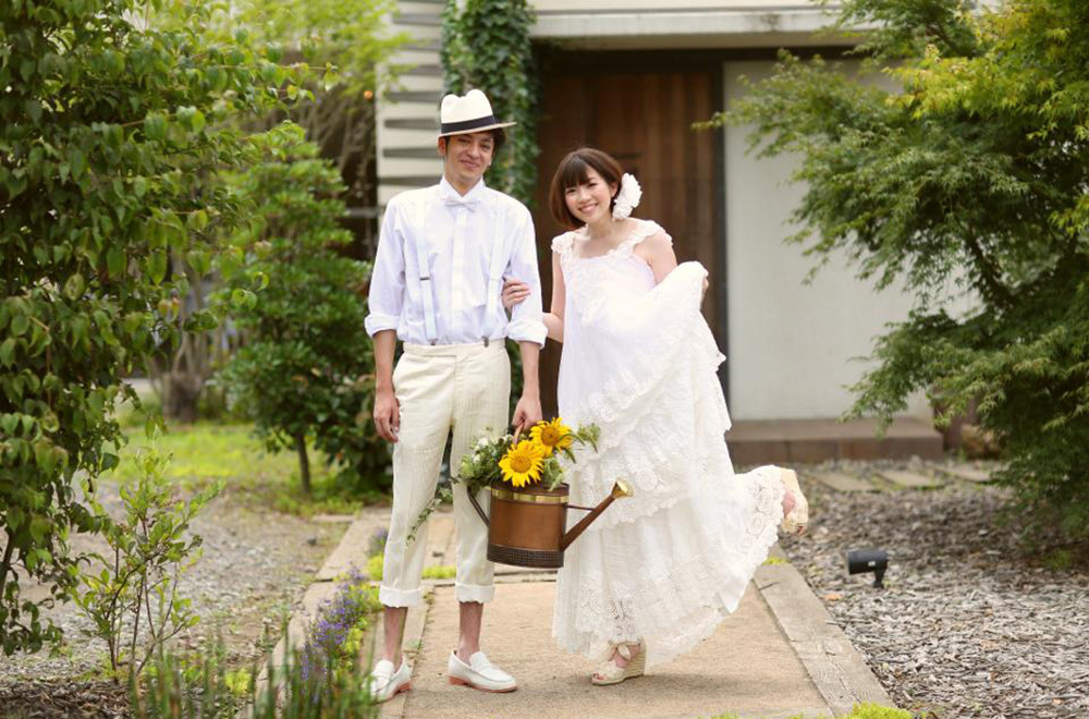 静岡市・富士市・沼津市の結婚式プロデュースと無料式場紹介の「はなといろ」のグリーンウエディング・農場でのファームウエディング5