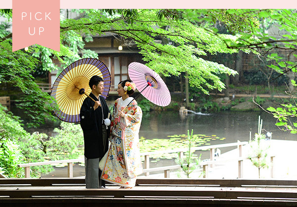 静岡市・富士市・沼津市の結婚式プロデュースと無料式場紹介の「はなといろ」の和婚（日本の結婚式）で浮月楼で和風の結婚式の写真