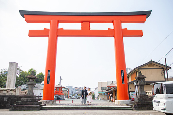 静岡市・富士市・沼津市の結婚式プロデュースと無料式場紹介の「はなといろ」の和婚の写真・富士宮の浅間大社